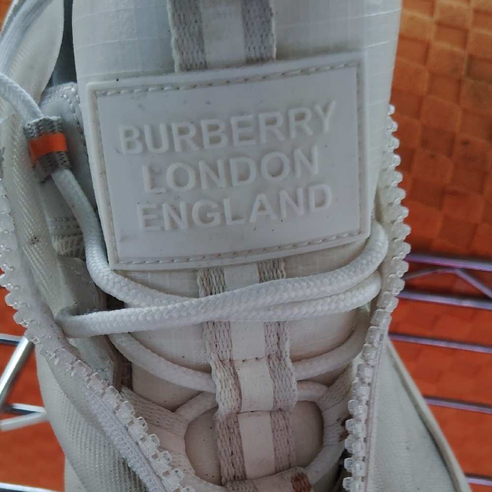 Burberry White Athletic Shoes - Picture 5 of 5